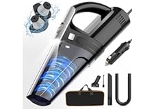 DRECELL Car Vacuum, Portable Car Vacuum Cleaner with 7000PA Suction, DC 12V High Power 16.4Ft Cord Wired Vacuum Cleaner for C