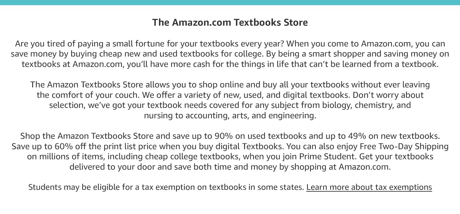 The Amazon.com Textbook store