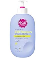 eos Shea Better Body Lotion- Vanilla Cashmere, 24-Hour Moisture Skin Care, Lightweight &amp; Non-Greasy, Made with Natural Shea, Vegan, 16 fl oz