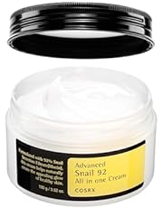 COSRX Snail Mucin 92% Repair Cream, Daily Face Gel Moisturizer for Dry Skin, Acne-prone, Sensitive Skin, Not Tested on Animals, No Parabens, Korean Skincare (3.52 Fl Oz (Pack of 1))