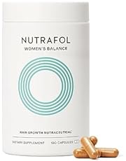 Nutrafol Women&#39;s Balance Hair Growth Supplements, Ages 45 and Up, Clinically Proven for Visibly Thicker Hair and Scalp Coverage, Dermatologist Recommended - 1 Month Supply