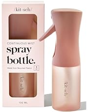 Kitsch Hair Spray Bottle, Ultra Fine Continuous Water Mister Spray Bottle for Plants, Home Cleaning, Barber Use, Hairstyling, Skin Care &amp; More, 5 oz / 150 ml Refillable Empty Mist Sprayer, Terracotta