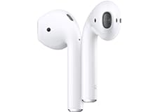 Apple AirPods (2nd Generation) Wireless Ear Buds, Bluetooth Headphones with Lightning Charging Case Included, Over 24 Hours o