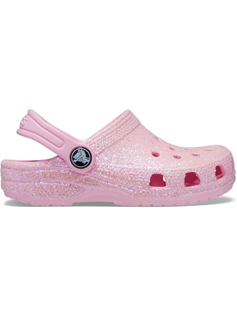 Crocs Kids Classic Glitter Clog (Toddler)