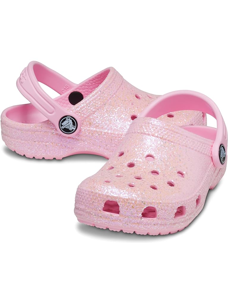 Crocs Kids Classic Glitter Clog (Toddler)