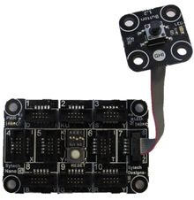 Sytech .NET Gadgeteer mainboard and GHI button module.