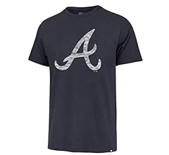 MLB Men's Distressed Imprint Match Team Color Primary Logo Word Mark T-Shirt