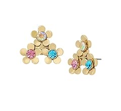 Betsey Flower Cluster Earrings