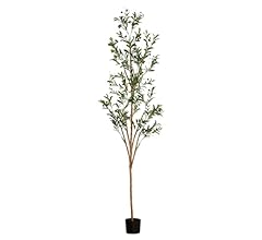 Nearly Natural Olive Tree Artificial Indoor 7FT Tall Silk Faux Olive Tree for Home and Office Decor, Fake Potted Olive Tree…