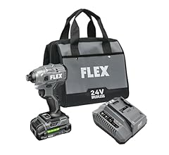 FLEX 24V Brushless Cordless 1/4-Inch Hex Compact Impact Driver Self-Tapping Screw Mode Kit with 2.5Ah Lithium Battery and 1…