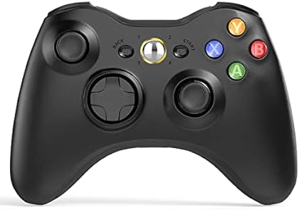 W&O Wireless Controller Compatible with Xbox 360 2.4GHZ Gamepad Joystick Wireless Controller Compatible with Xbox 360 and ...