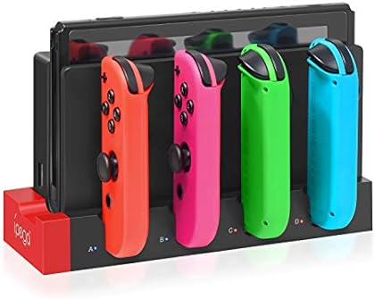 Charging Dock Compatible with Nintendo Switch & Switch OLED Model Joycons, Switch Controller Charger Dock Station for Joyc...