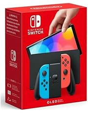 Nintendo Switch – OLED Model w/ Neon Red &amp; Neon Blue Joy-Con