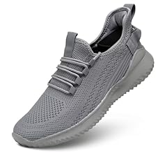 Mens Walking Shoes Light Comfort Sport Mesh Sneakers Running Casual Work Gym Non Slip Tennis Cross Trainer