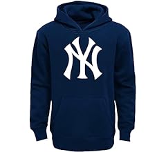 MLB Kids Youth 8-20 Team Color Alternate Primary Logo Fleece Pullover Sweater Sweatshirt Hoodie