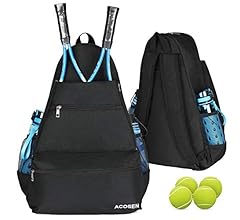 Tennis Bag Tennis Backpack - Large Tennis Bags for Women and Men to Hold Tennis Racket,Pickleball Paddles, Badminton Racque…