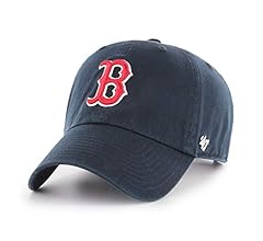 MLB Boston Red Sox Men's '47 Brand Home Clean Up Cap, Navy, One-Size (For Adults)