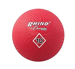 10 Inch Playground Ball, Red