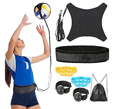 Volleyball Training Equipment Aid,Premium Volleyball Rebounder Trainer Kit,Solo Practice Trainer for Serving Setting Spikin…