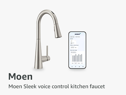 Moen Sleek voice control kitchen faucet