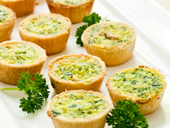 quiches de espinafre