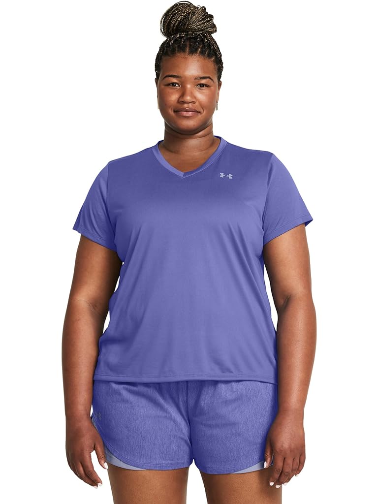 Under Armour Plus Size Tech Short Sleeve V-Neck Solid