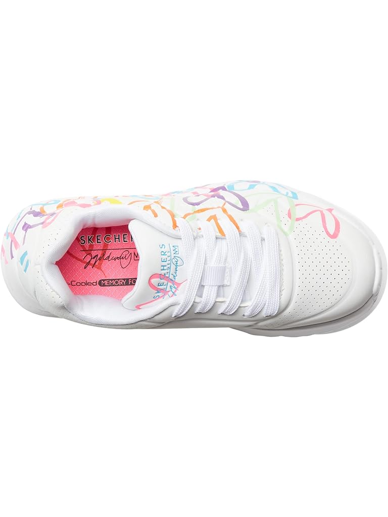 White SKECHERS KIDS Street - James Goldcrown Uno Lite 314064L (Little Kid/Big Kid)