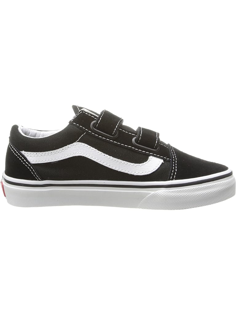 Black Vans Kids Old Skool V (Little Kid/Big Kid)