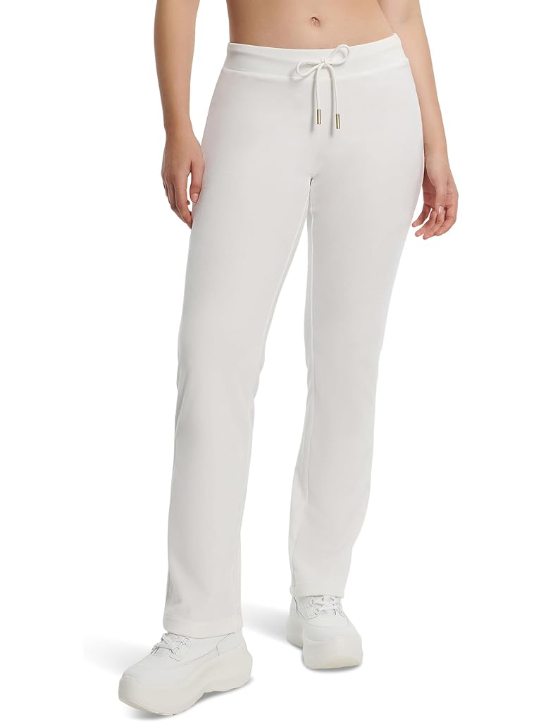 Juicy Couture Rib Waist Velour Pant W/Drawcord