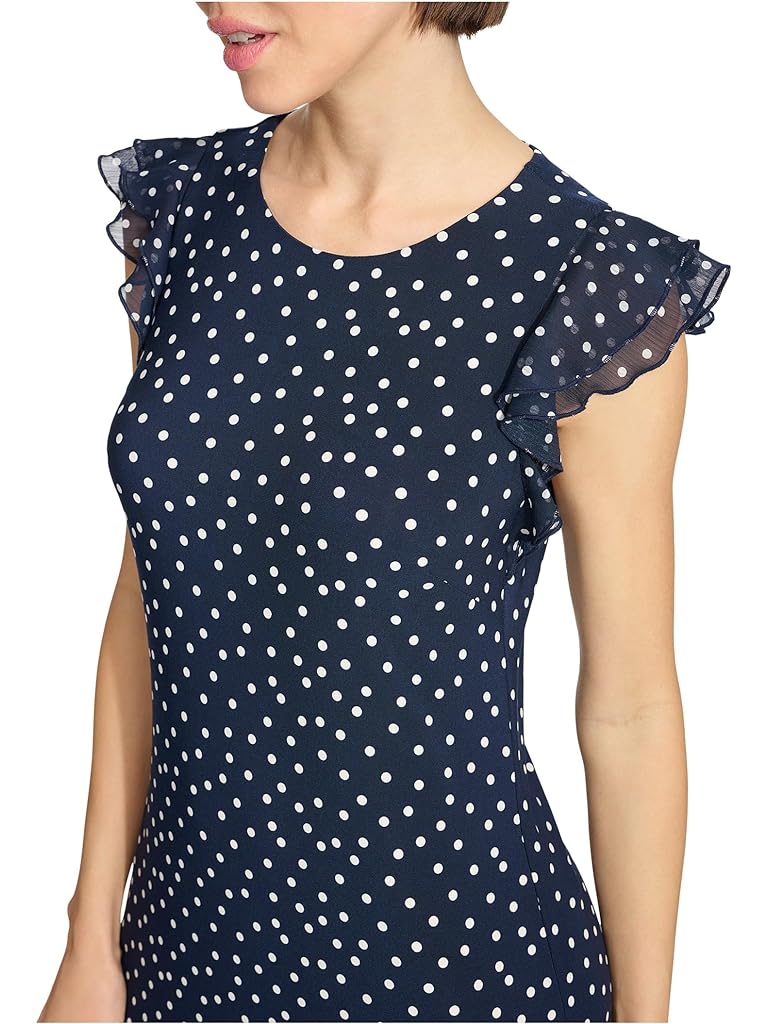 Tommy Hilfiger Mixed Media Dot Shift Dress