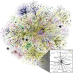 Visualization of Internet routing paths