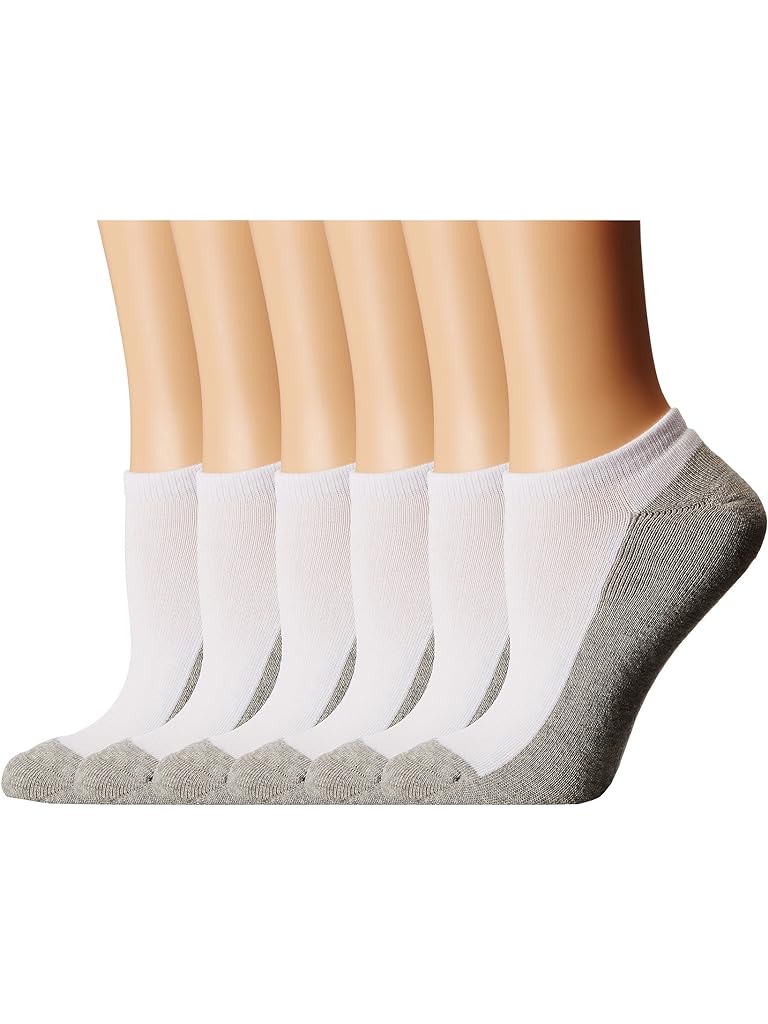 Jefferies Socks Seamless Sport Low Cut 1/2 Cushion 6-Pack (Infant/Toddler/Little Kid/Big Kid/Adult)