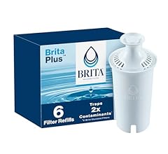 Brita Plus Water Filter, BPA-Free, High-Density Replacement Filter for Pitchers and Dispensers, Reduces 2x Contaminants*, L…