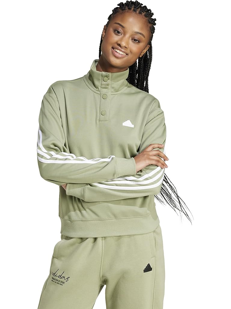 adidas Iconic Wrapping 3-Stripes Snap Track Jacket