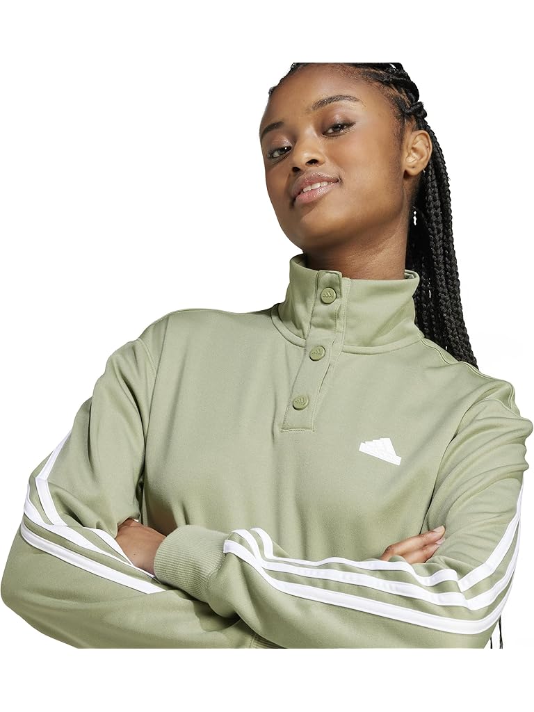 adidas Iconic Wrapping 3-Stripes Snap Track Jacket