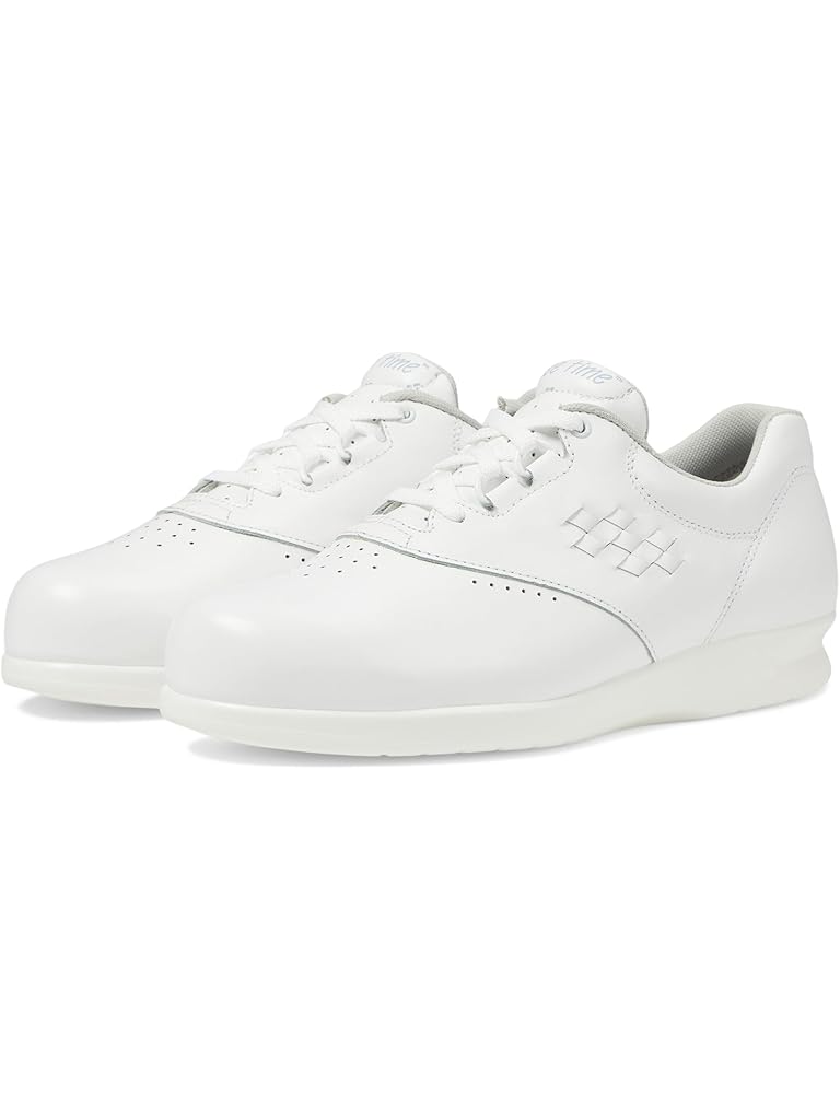 White SAS Free Time Comfort Walking Shoe