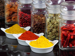 Colourful spices