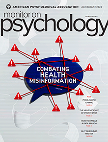 Monitor on Psychology July-August cover