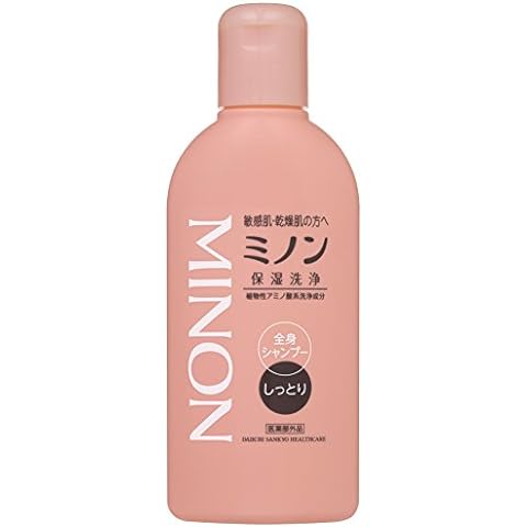 ミノン全身シャンプーしっとりタイプ 本体ボトル 120mL ボディソープ 敏感肌 肌あれ防止 保湿 乾燥対策 弱酸性 低刺激性 【医薬部外品】