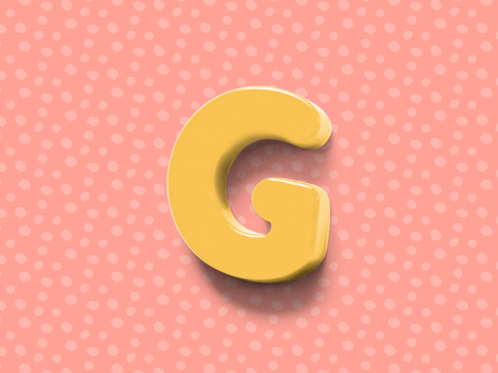 yellow letter g