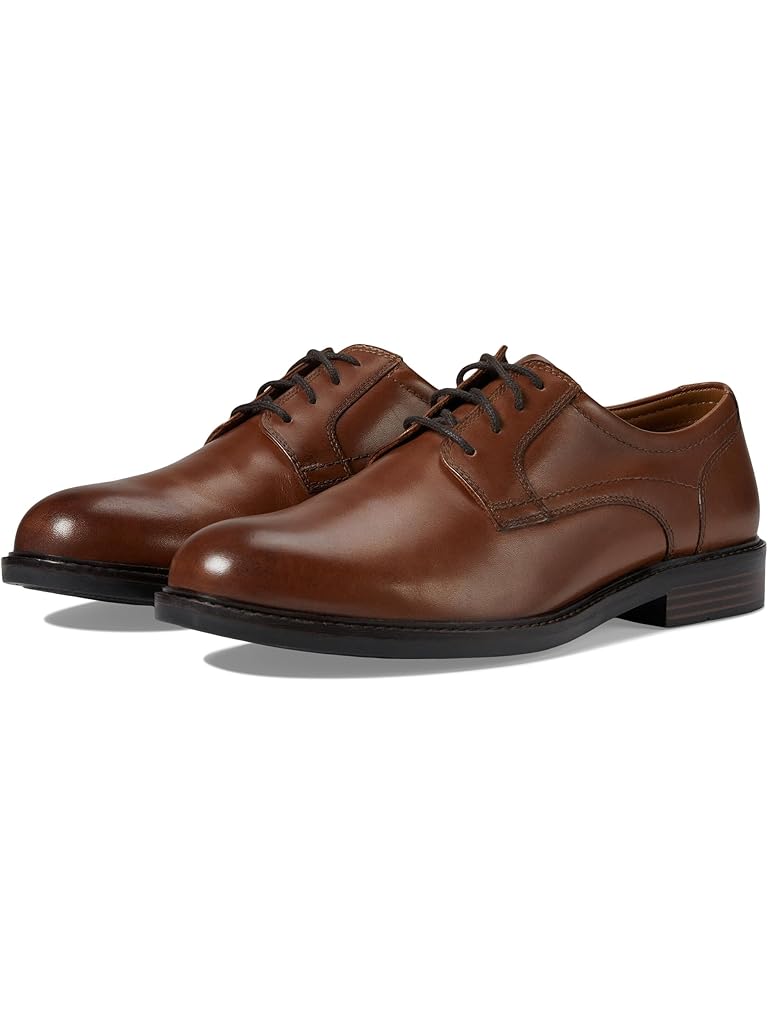 Tan Johnston & Murphy Mason Plain Toe