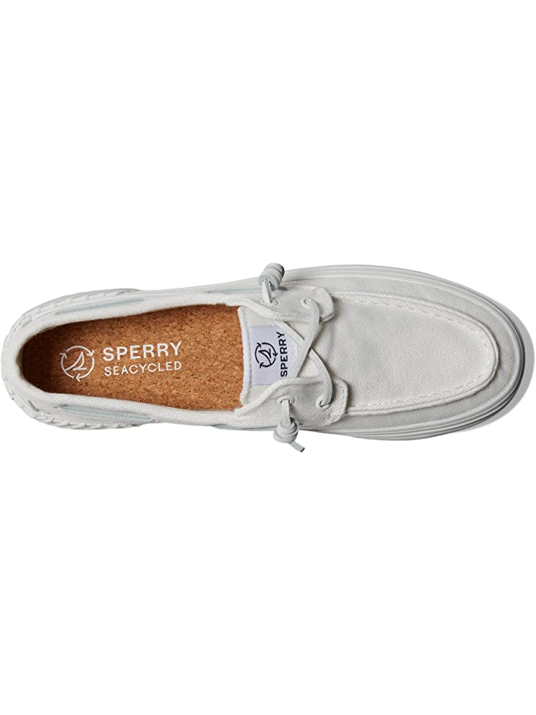 White Sperry Bahama 2.0 Platform