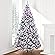 Best Choice Products Pre-Lit Artificial Christmas Tree 7.5ft Snow Flocked Pine Tree, 2-in-1 White and Multicolor LED...