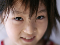 close up photo of a young girl