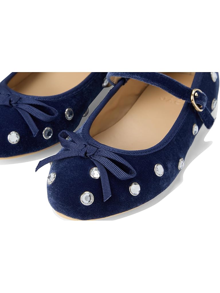 Janie and Jack Velvet Jewel Flat (Toddler/Little Kids/Big Kids)