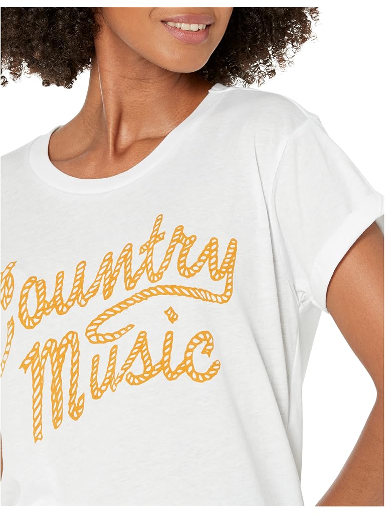 Chaser Vintage Country Music Cap Sleeve Tee